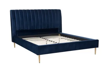 SOBREDA Dubbelsäng 160x200 Blå - Möbler - Sovrum - Sängar - Kontinentalsängar