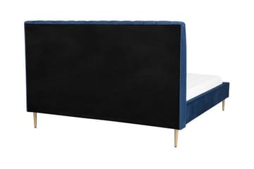 SOBREDA Dubbelsäng 160x200 Blå - Möbler - Sovrum - Sängar - Kontinentalsängar