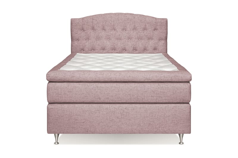 STACIA Kontinentalsäng 140x200 Medium Rosa - Rosa - Möbler - Sovrum - Sängar - Kontinentalsängar