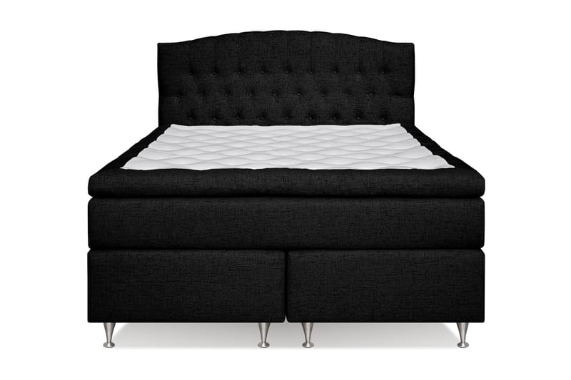 STACIA Kontinentalsäng 160x200 Fast Svart - Svart - Möbler - Sovrum - Sängar - Kontinentalsängar
