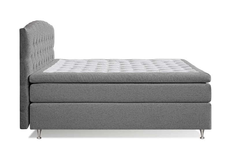 STACIA Kontinentalsäng 160x200 Medium Grå - Grå - Möbler - Sovrum - Sängar - Kontinentalsängar