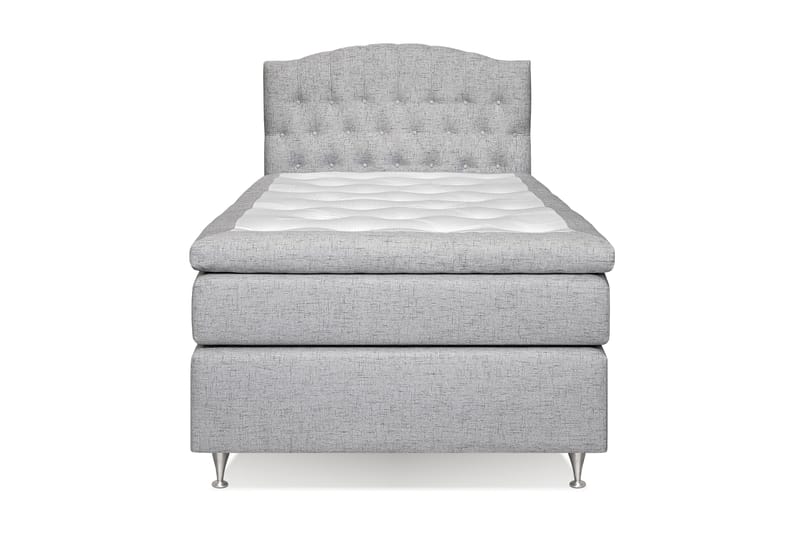 STACIA Sängpaket 120x200 Fast Ljusgrå - Möbler - Sovrum - Sängar - Komplett Sängpaket