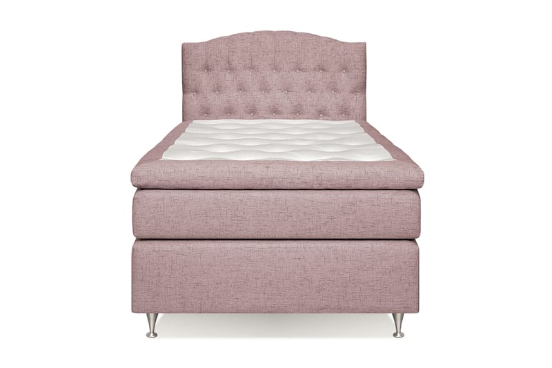 STACIA Sängpaket 120x200 Medium Rosa - Komplett Sängpaket - Kontinentalsängar