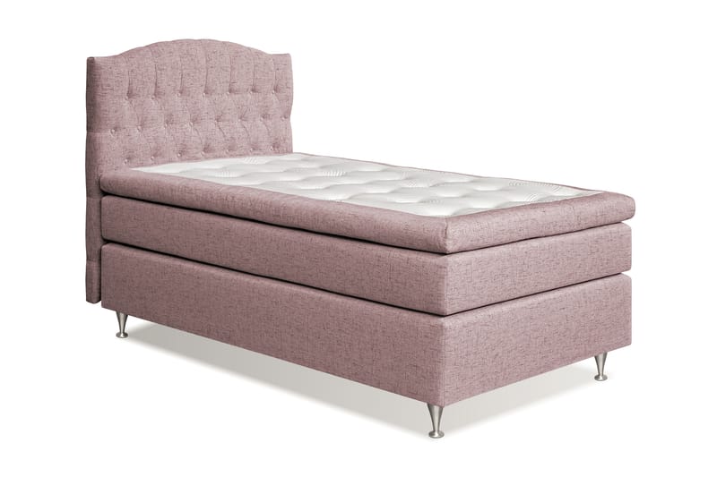 STACIA Sängpaket 120x200 Medium Rosa - Komplett Sängpaket - Kontinentalsängar