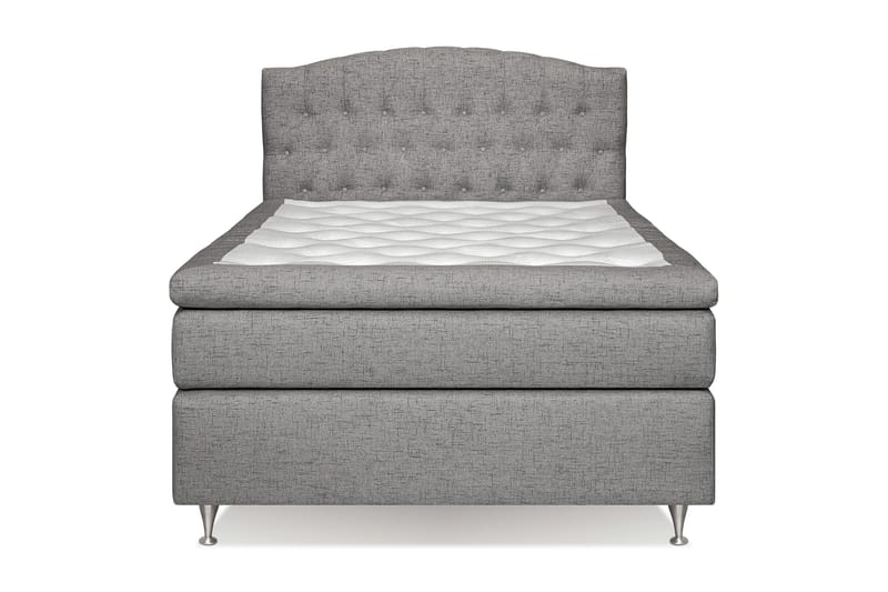 STACIA Sängpaket 140x200 Medium Grå - Möbler - Sovrum - Sängar - Komplett Sängpaket
