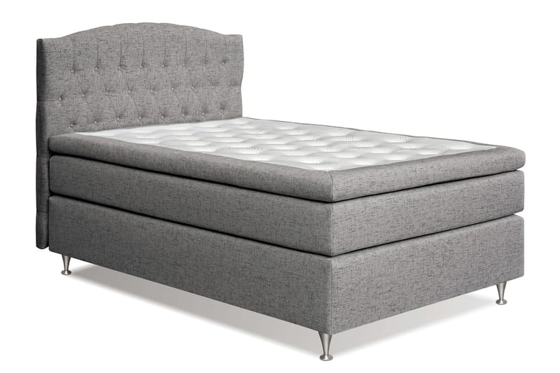 STACIA Sängpaket 140x200 Medium Grå - Möbler - Sovrum - Sängar - Komplett Sängpaket