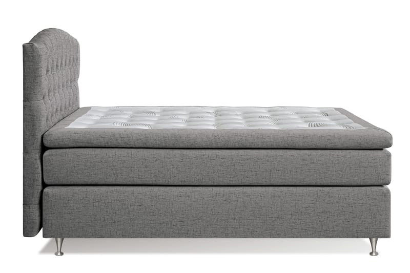 STACIA Sängpaket 140x200 Medium Grå - Möbler - Sovrum - Sängar - Komplett Sängpaket