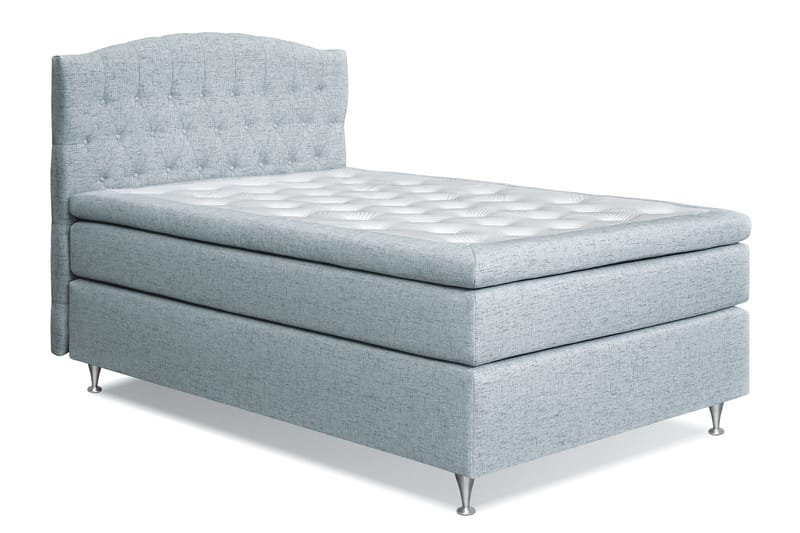 STACIA Sängpaket 140x200 Medium Ljusblå - Komplett Sängpaket - Kontinentalsängar