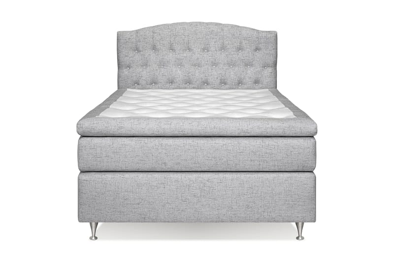 STACIA Sängpaket 140x200 Medium Ljusgrå - Möbler - Sovrum - Sängar - Komplett Sängpaket