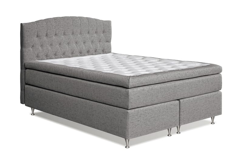STACIA Sängpaket 160x200 Fast Grå - Möbler - Sovrum - Sängar - Komplett Sängpaket