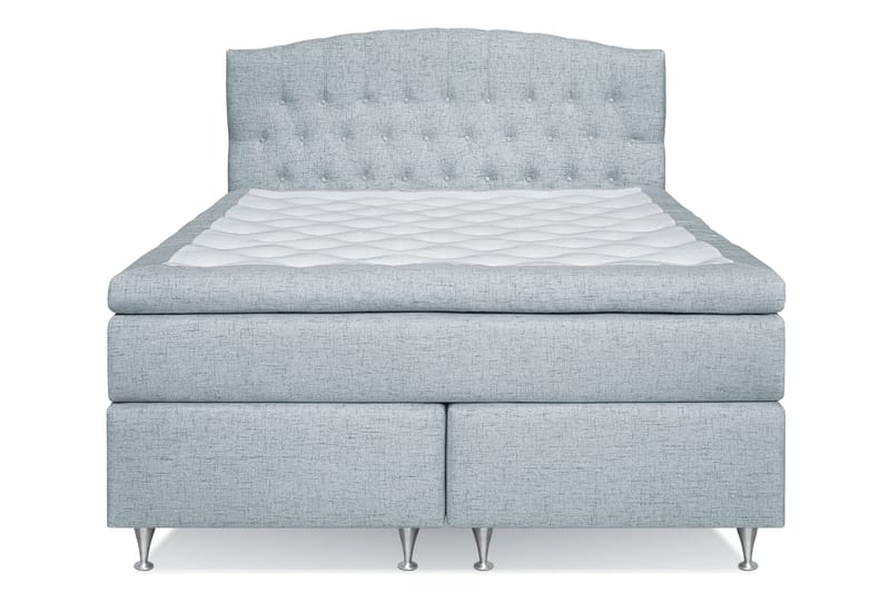 STACIA Sängpaket 160x200 Fast Ljusblå - Möbler - Sovrum - Sängar - Komplett Sängpaket