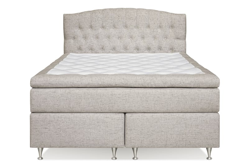 STACIA Sängpaket 160x200 Fast/Medium Beige - Komplett Sängpaket - Kontinentalsängar