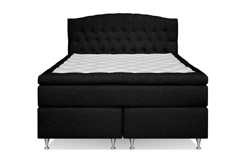 STACIA Sängpaket 160x200 Fast/Medium Svart - Möbler - Sovrum - Sängar - Komplett Sängpaket