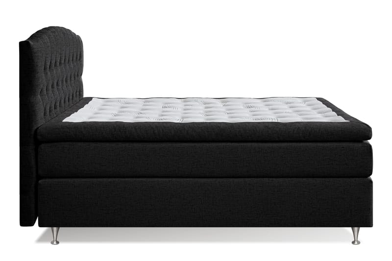STACIA Sängpaket 160x200 Medium Svart - Komplett Sängpaket - Kontinentalsängar