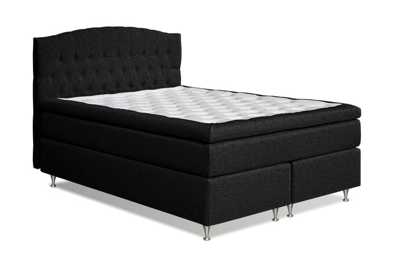 STACIA Sängpaket 160x200 Medium Svart - Möbler - Sovrum - Sängar - Komplett Sängpaket
