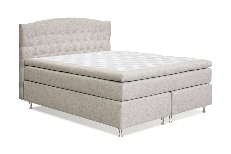 STACIA Sängpaket 180x200 Fast/Medium Beige - Komplett Sängpaket - Kontinentalsängar