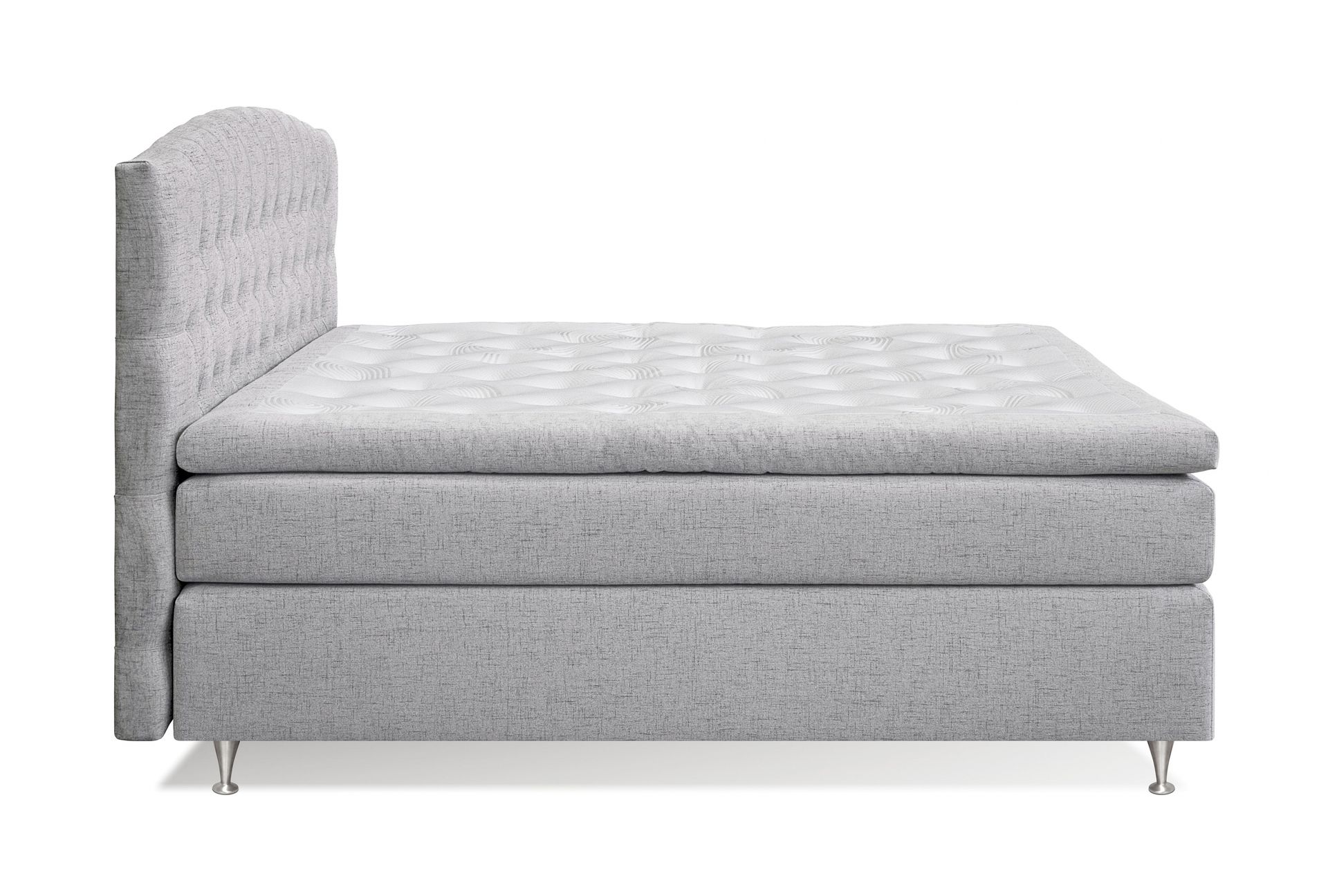 STACIA Sängpaket 180x200 Fast/Medium Ljusgrå - Möbler - Sovrum - Sängar - Komplett Sängpaket