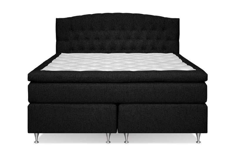 STACIA Sängpaket 180x200 Fast/Medium Svart - Möbler - Sovrum - Sängar - Komplett Sängpaket