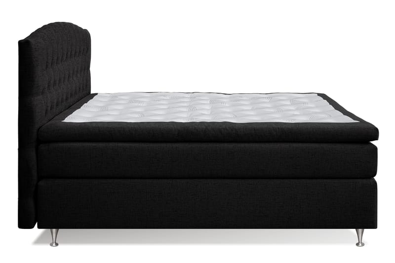 STACIA Sängpaket 180x200 Fast/Medium Svart - Komplett Sängpaket - Kontinentalsängar