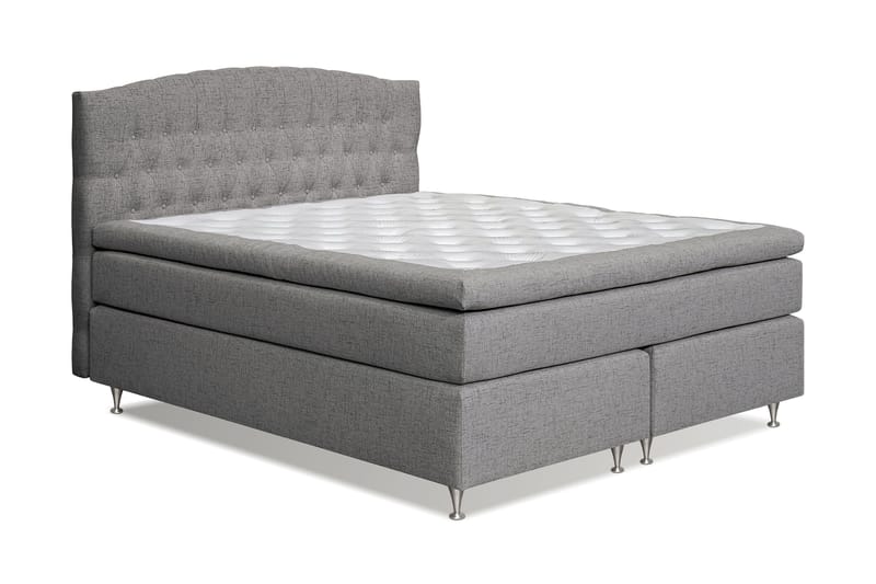 STACIA Sängpaket 180x200 Medium Grå - Möbler - Sovrum - Sängar - Komplett Sängpaket