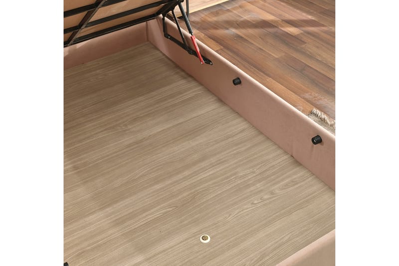 STRIPTIN Kontinentalsäng 100x200 cm Ljusbrun - Möbler - Sovrum - Sängar - Kontinentalsängar
