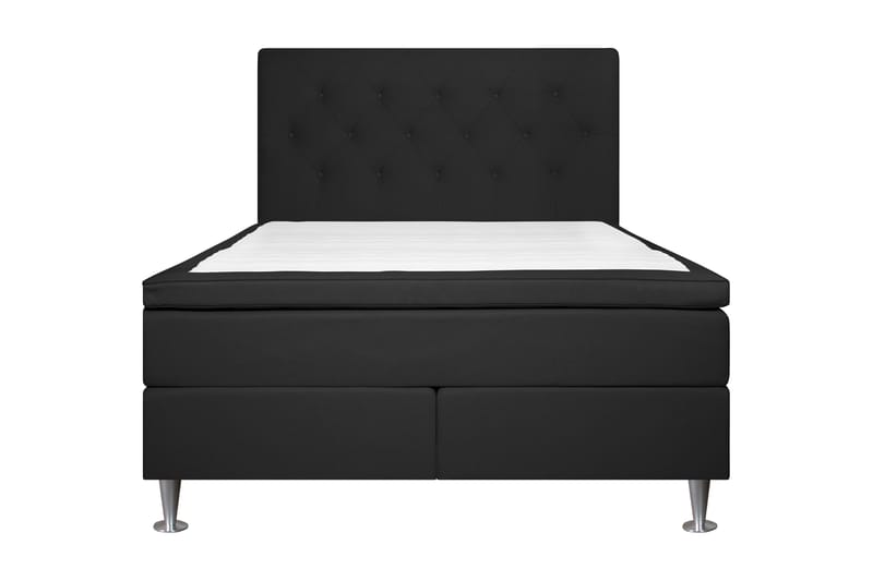 Strömstad Kontinentalsäng 140x200, Mörkgrå