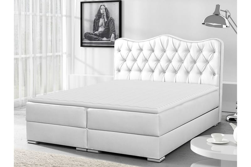 Sultan Kontinentalsäng 160x200 cm - Vit - Möbler - Sovrum - Sängar - Kontinentalsängar