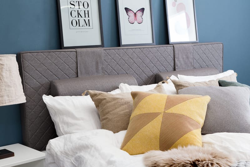 Sundborn Kontinentalsäng 180x200 cm - Grå - Möbler - Sovrum - Sängar - Kontinentalsängar