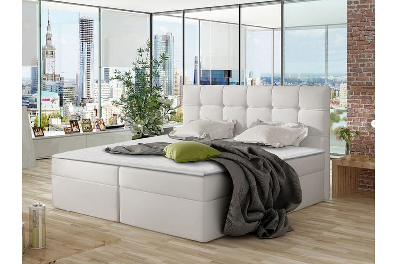 Svenes Kontinentalsäng 160x200 cm - Vit - Möbler - Sovrum - Sängar - Kontinentalsängar