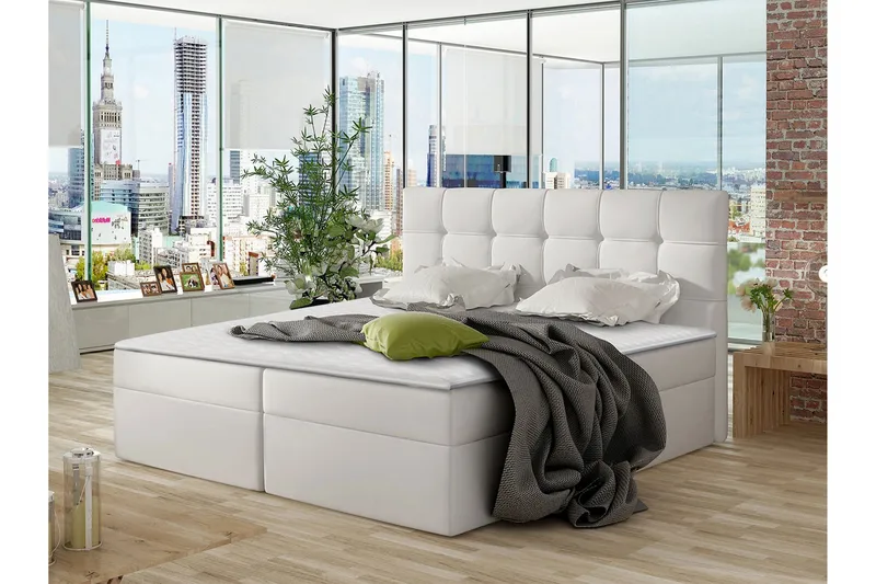 Svenes Kontinentalsäng 180x200 cm - Vit - Möbler - Sovrum - Sängar - Kontinentalsängar