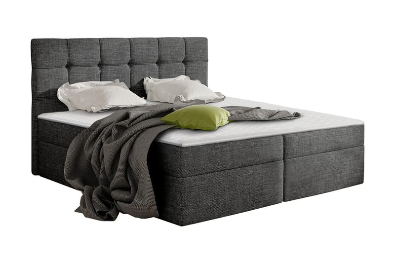 TYNDROM Kontinentalsäng 160x200 cm Mörkgrå - Möbler - Sovrum - Sängar - Kontinentalsängar