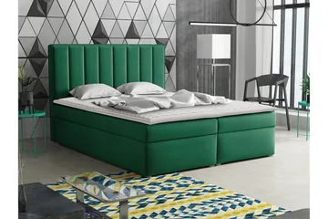 Valasco Kontinentalsäng 140x200 cm  Grön - Grön - Möbler - Sovrum - Sängar - Kontinentalsängar