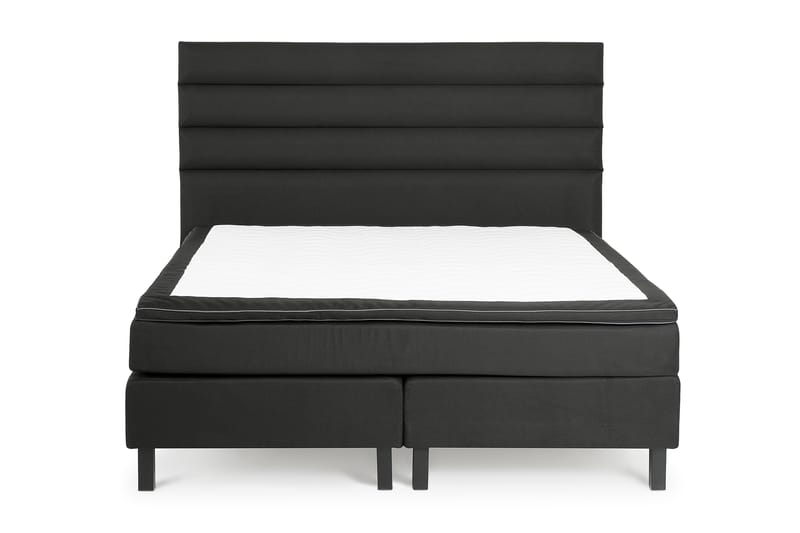 VALLVIK Superior Kontinentalsäng 180 Svart - Möbler - Sovrum - Sängar - Komplett Sängpaket