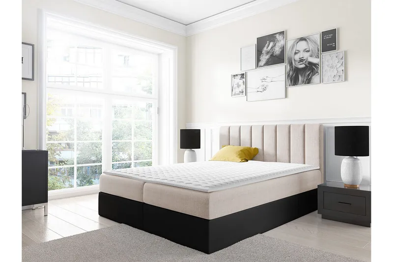 Vasil Kontinentalsäng 120x200 - Beige - Möbler - Sovrum - Sängar - Kontinentalsängar