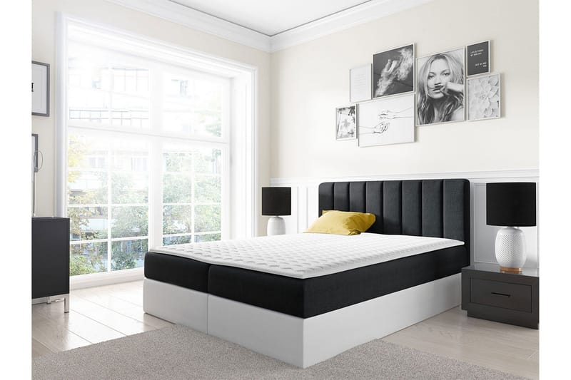 Vasil Kontinentalsäng 120x200 - Svart - Möbler - Sovrum - Sängar - Kontinentalsängar
