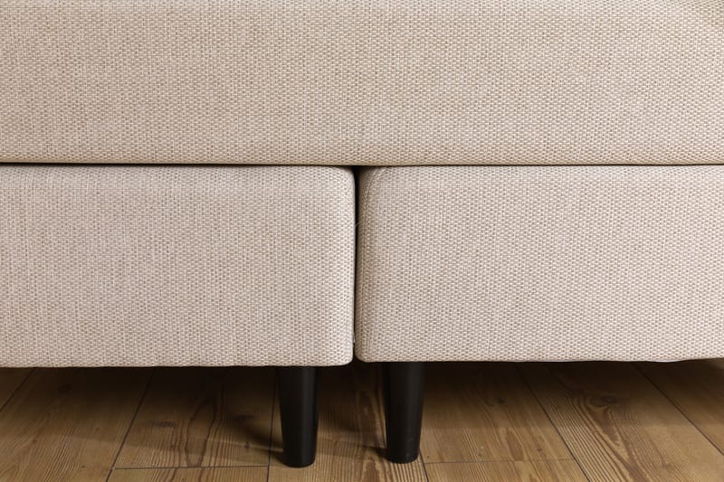 VENCE Kontinentalsäng - Sängpaket 160 Beige - Möbler - Sovrum - Sängar - Komplett Sängpaket