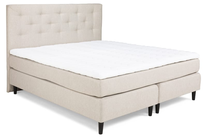 VENCE Kontinentalsäng - Sängpaket 160 Beige - Möbler - Sovrum - Sängar - Komplett Sängpaket