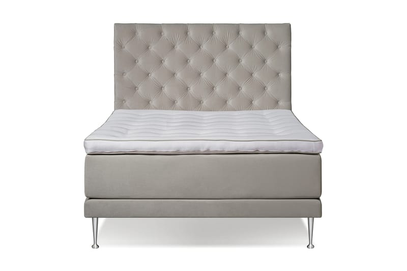 Victoria Komplett Sängpaket 140x200 - Beige - Möbler - Sovrum - Sängar - Kontinentalsängar