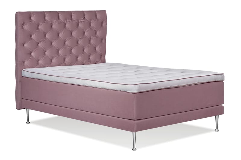 Victoria Komplett Sängpaket 140x200 - Cerise - Möbler - Sovrum - Sängar - Kontinentalsängar