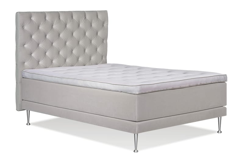 Victoria Komplett Sängpaket 140x200 - Rosa - Möbler - Sovrum - Sängar - Kontinentalsängar