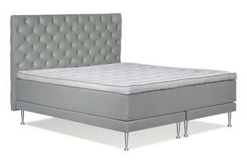 Victoria Komplett Sängpaket 180x200 - Ljusgrå - Möbler - Sovrum - Sängar - Kontinentalsängar