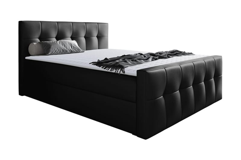 VIKARBODARNA Kontinentalsäng 160x200 cm Svart - Svart - Möbler - Sovrum - Sängar - Kontinentalsängar