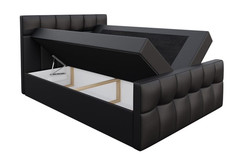 VIKARBODARNA Kontinentalsäng 200x200 cm - Svart - Möbler - Sovrum - Sängar - Kontinentalsängar