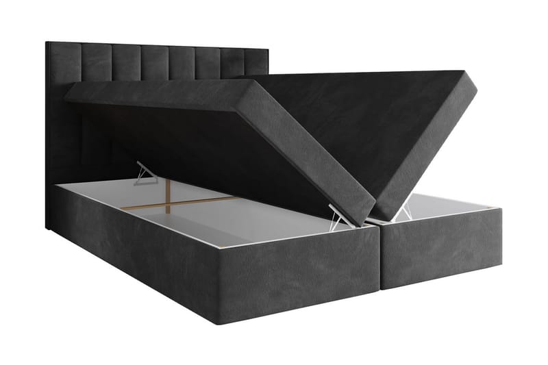WESP Kontinentalsäng 180x200  cm Medium Sammet/Beige - Möbler - Sovrum - Sängar - Kontinentalsängar