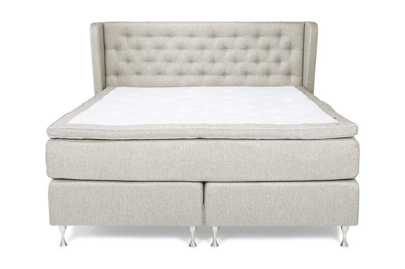 ZOUL Kontinentalsäng - Sängpaket 160 Beige - Möbler - Sovrum - Sängar - Komplett Sängpaket