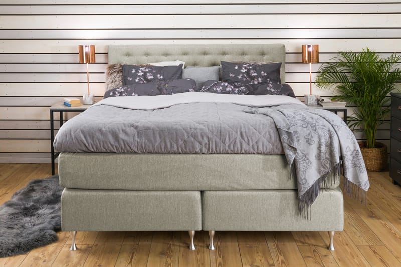 ZOUL Kontinentalsäng - Sängpaket 180 Beige - Möbler - Sovrum - Sängar - Komplett Sängpaket