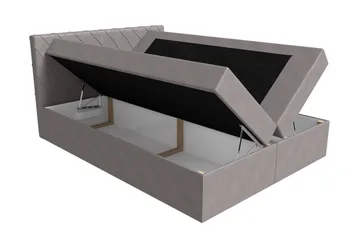 Korshavn Kontinentalsäng 160x200 - Grå - Möbler - Sovrum - Sängar - Kontinentalsängar