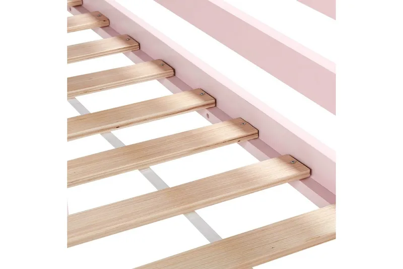 Låg våningssäng Ascoux - Rosa - Möbler - Sovrum - Sängar - Våningssängar & loftsängar