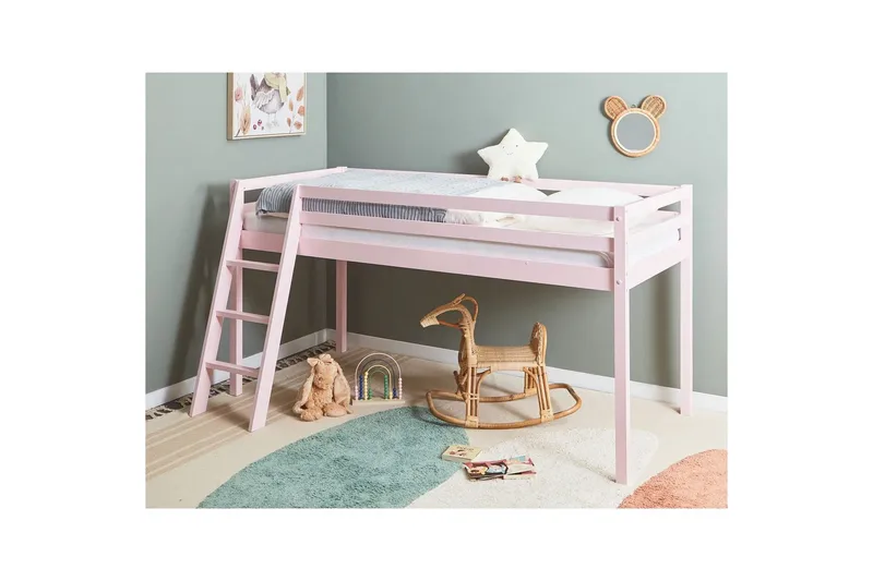 Låg våningssäng Ascoux - Rosa - Möbler - Sovrum - Sängar - Våningssängar & loftsängar