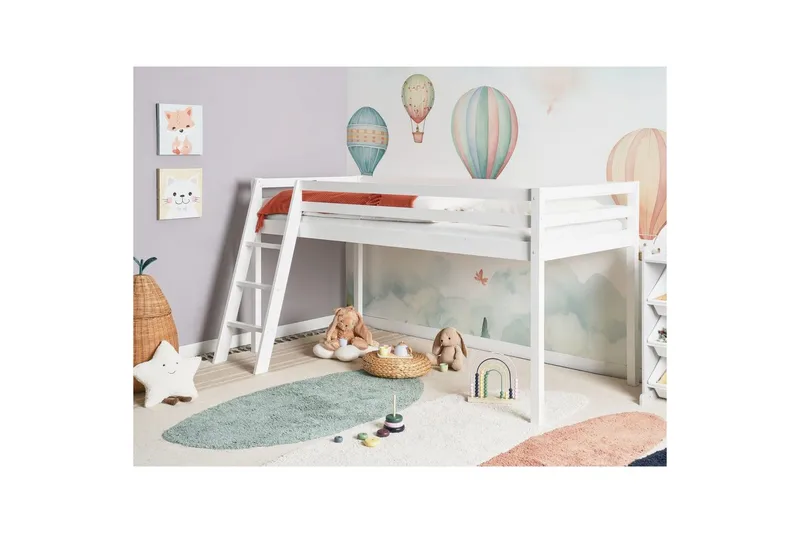 Låg våningssäng Ascoux - Vit - Möbler - Sovrum - Sängar - Våningssängar & loftsängar